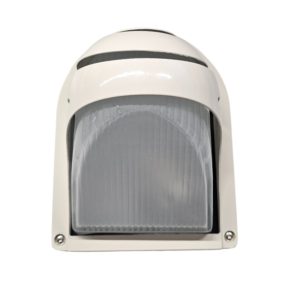 Lummax LM-1605 - Exterior Mini Curved Bunker Wall Light With Eyelid Fascia IP54