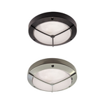 Lummax LM-2002 - Round 270mm Exterior Bunker Ceiling/Wall Light With Star Guard Fascia IP54