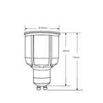 Lummax GU10-9W-NON-DIM - 9W LED GU10 60° High Output Non Dimmable Globe 240V 3000K