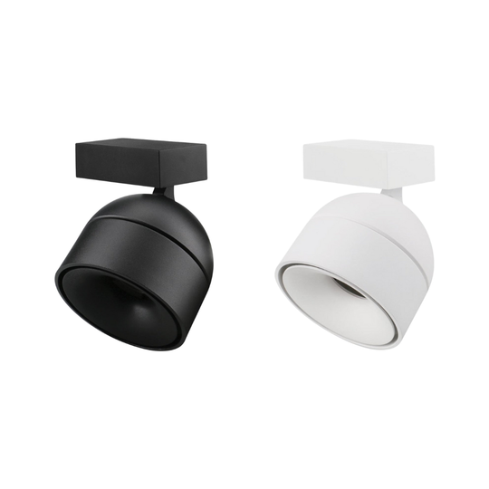 Domus MOON-WALL-TUBE - 6/9W LED Power Tri-Colour Switchable Dimmable Interior Wall Light - Black