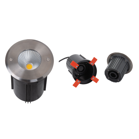 Domus MAGNETO-9-45D - 9W 24V DC Magnetic Induction LED Inground Light IP67 - DRIVER REQUIRED