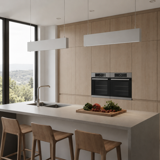 Domus MAX-35 - 1200mm LED Tri-Colour Dimmable Linear Pendant - TRIO