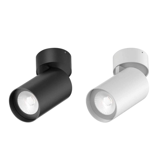 Domus PISTOL-15 - 15W LED TRIO Colour Selectable Dimmable Adjustable Surface Mount Downlight