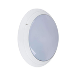 Domus POLYRING-RND-PLN - Round Plain Fascia Polycarbonate Wall Light - White