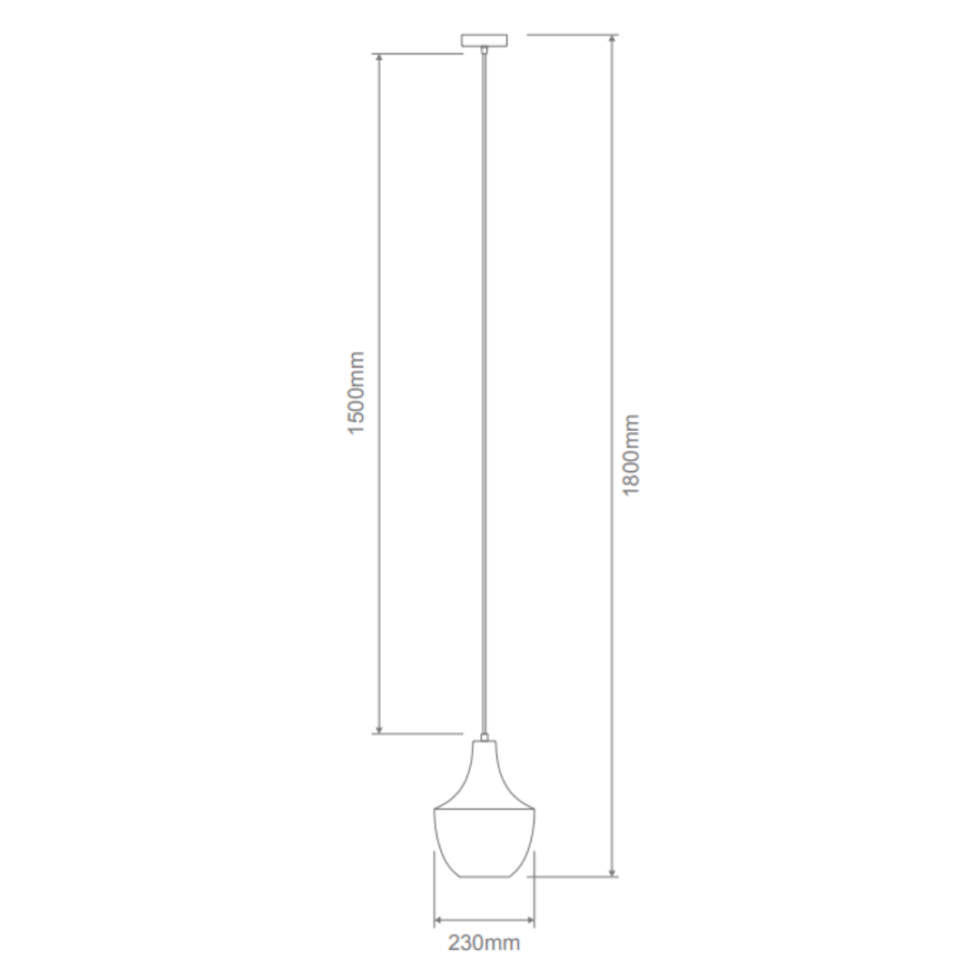 Domus SAIL - 1 Light Pendant