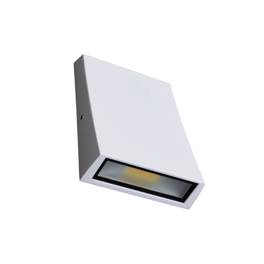 SCI DENT-I - 6W LED Downwards Modern Exterior Wall Light - White TRIO Colour Temperature Selectable