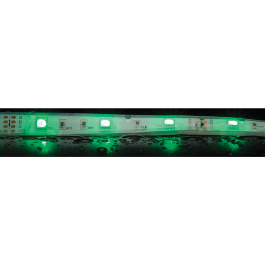 Domus STRIP-30-RGB-WP - 7.2W LED 30LED P/M Weatherproof Striplight 5m Roll Pack 12V IP66 - DRIVER REQUIRED + RGB COLOUR CONTROLLER