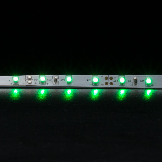 Domus STRIP-60-5M - 4.8W Indoor Flexible LED 60LED P/M Striplight 5m Roll Pack 12V IP20 - DRIVER REQUIRED - GREEN