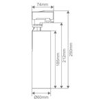 Domus THOR-25 - 25W LED 3-Circuit Slim Track Mounted Head Spot Light