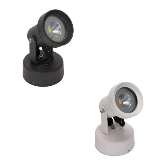 Domus VISION-9 - 9W LED Exterior Spotlight IP54 - 5000K
