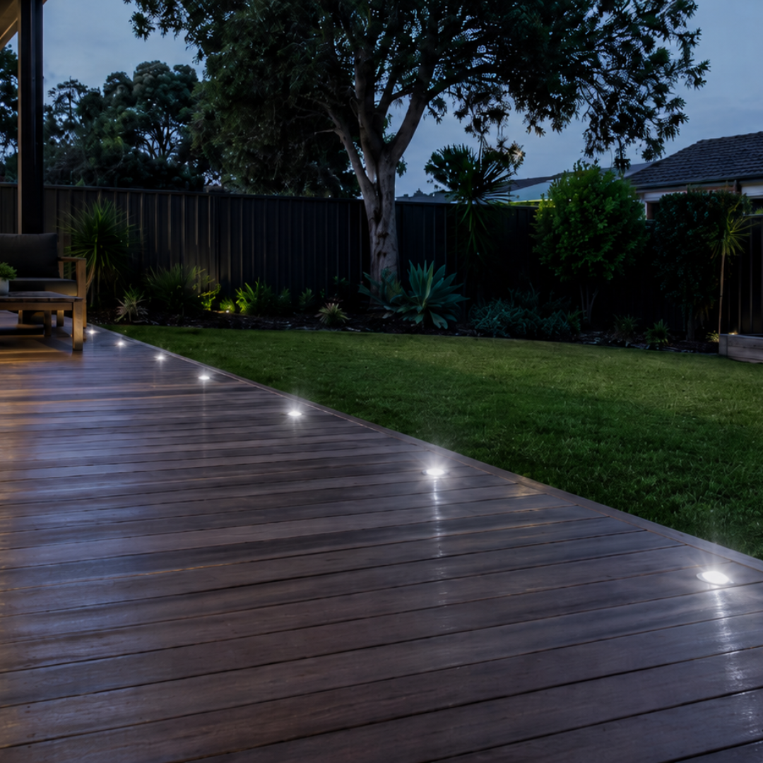 Domus VIVID-5PK - Five Pack 5x0.6W LED Deck Light IP67 Plug&