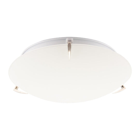 Lummax AC-035-30 - 1xE27 30cm Round Spike Clip Oyster Ceiling Light IP20