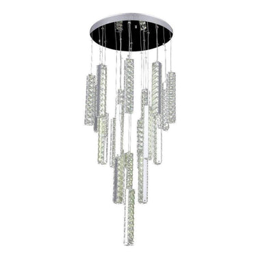 Domus ARCTIC - 76W/160W LED 500mm/800mm Crystal Pendant - 5000K-Domus Lighting-Ozlighting.com.au