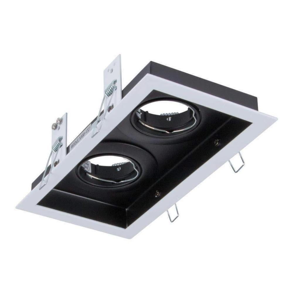 Domus DSL-101/2B 2 Light Slotter Downlight Frame-Domus Lighting-Ozlighting.com.au