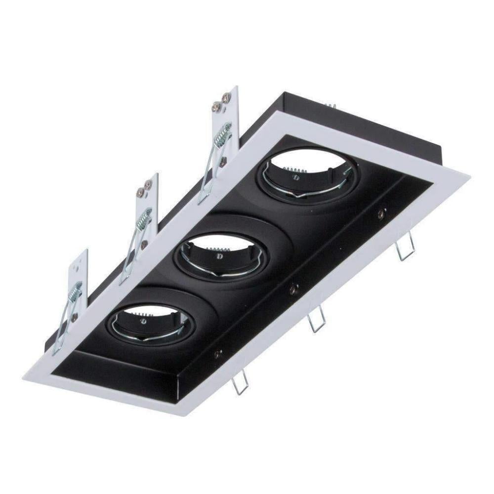 Domus DSL-101/3B 3 Light Slotter Downlight Frame-Domus Lighting-Ozlighting.com.au