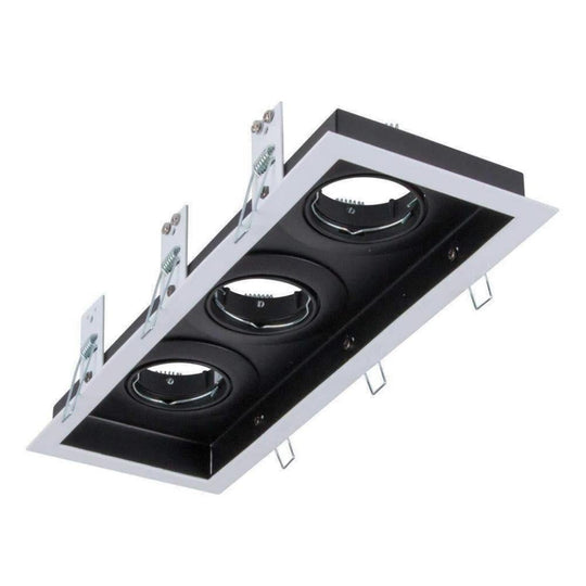 Domus DSL-101/3B 3 Light Slotter Downlight Frame-Domus Lighting-Ozlighting.com.au