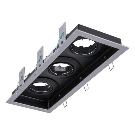 Domus DSL-101/3B 3 Light Slotter Downlight Frame-Domus Lighting-Ozlighting.com.au