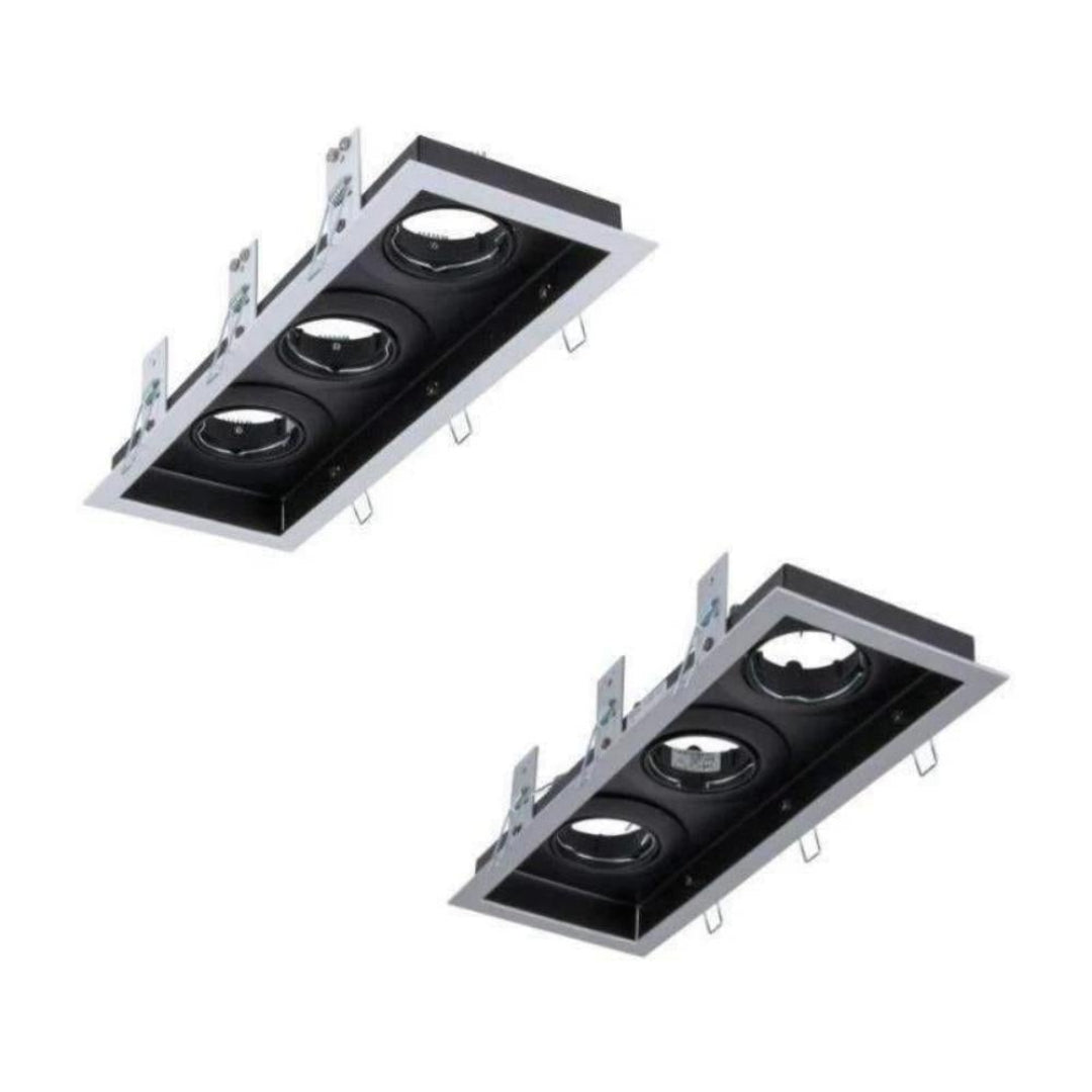 Domus DSL-101/3B 3 Light Slotter Downlight Frame-Domus Lighting
