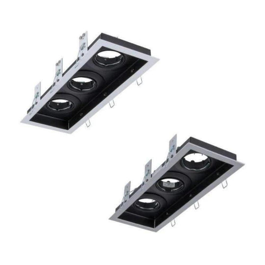 Domus DSL-101/3B 3 Light Slotter Downlight Frame-Domus Lighting-Ozlighting.com.au