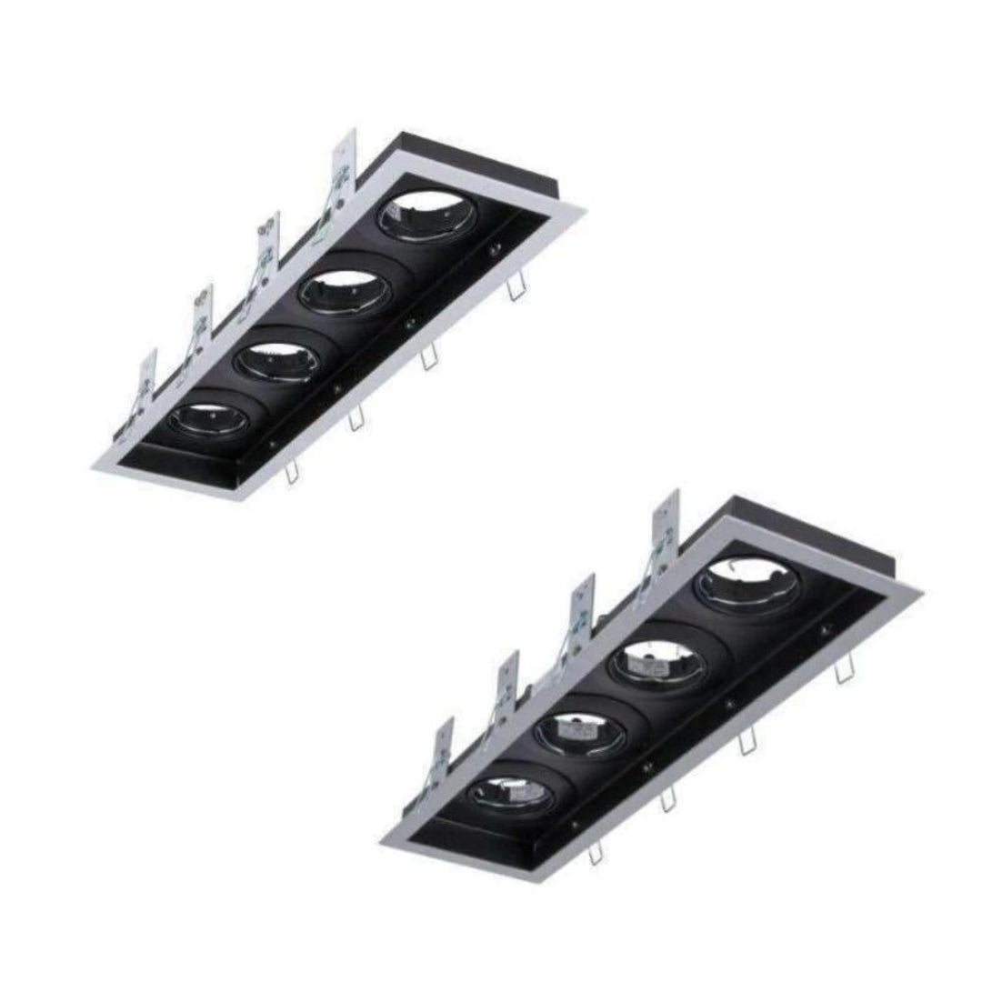 Domus DSL-101/4B 4 Light Slotter Downlight Frame-Domus Lighting