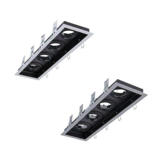 Domus DSL-101/4B 4 Light Slotter Downlight Frame-Domus Lighting-Ozlighting.com.au