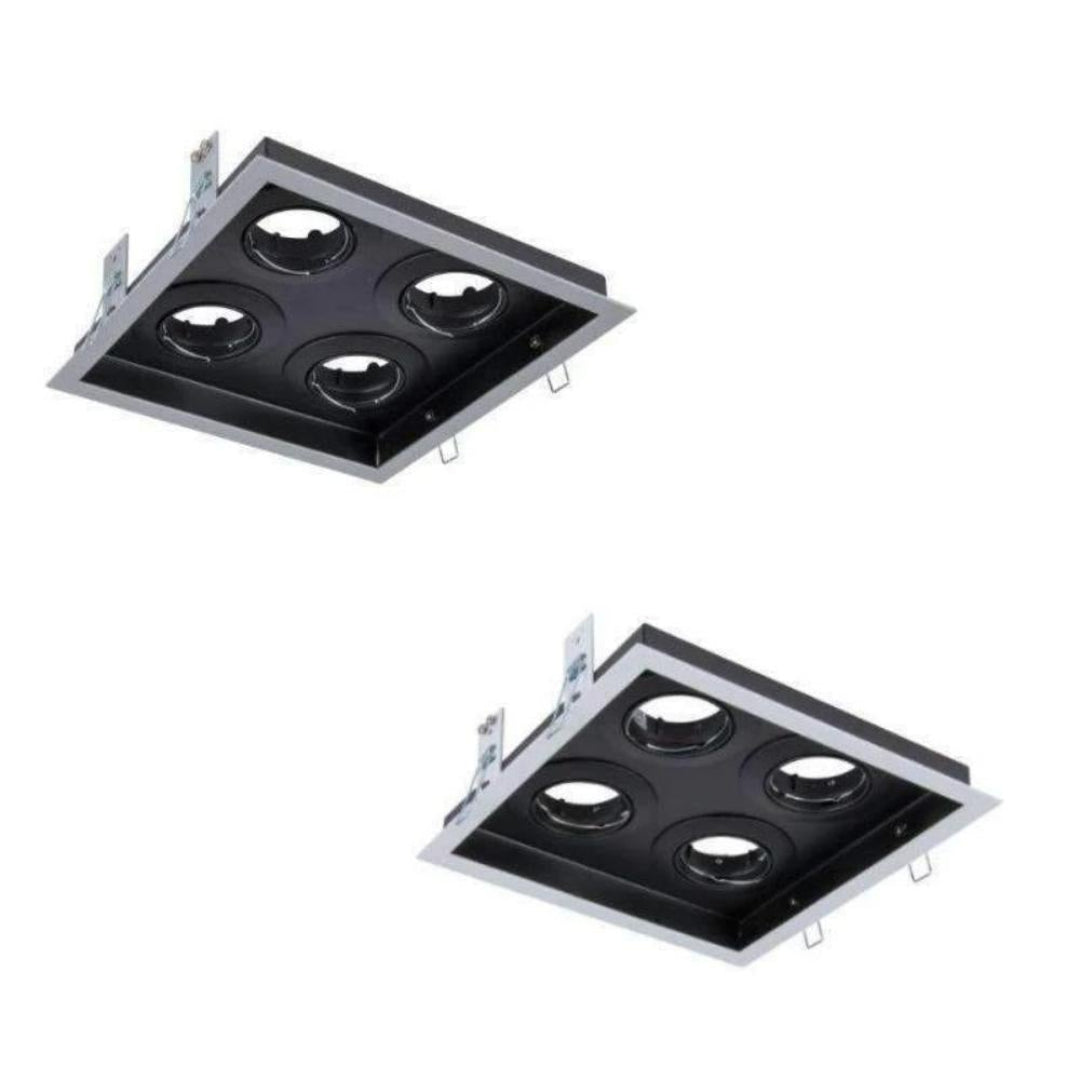 Domus DSL-101/4SQ 4 Light Square Slotter Downlight Frame-Domus Lighting