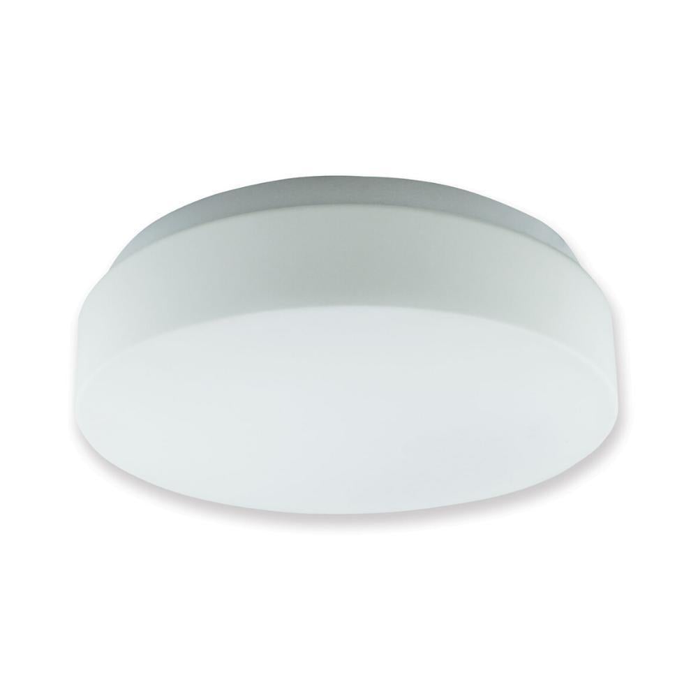 Domus FLAT-40 - 345mm 2xE27 Matt Opal Glass Ceiling Light IP20-Domus Lighting-Ozlighting.com.au
