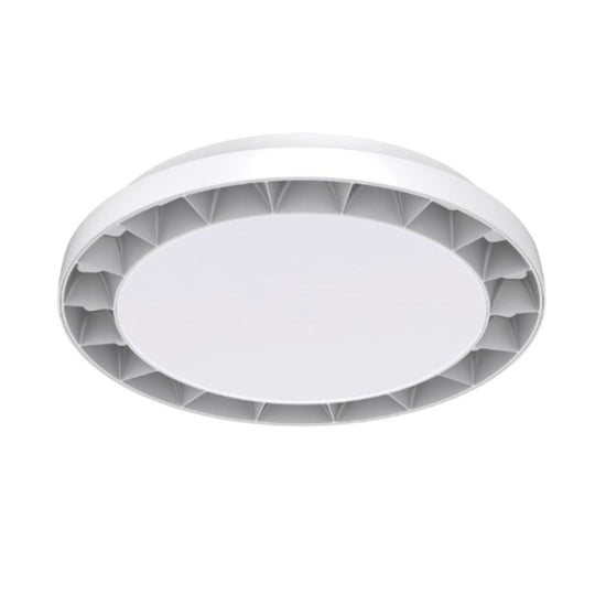 Domus GEAR-350 - 17W/24W LED Tri-Colour Dimmable Oyster Ceiling Light IP54-Domus Lighting