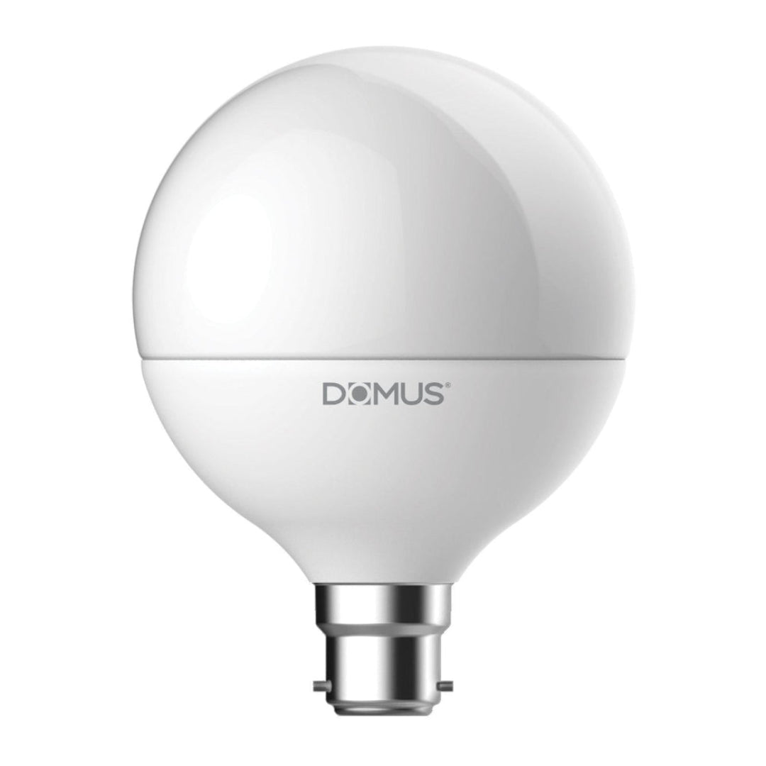 Domus KEY-G95 - 12W LED G95 Spherical Shape Frosted Glass Globe - B22-Domus Lighting