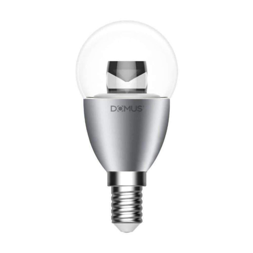 Domus KEY-ROUND - 6W Clear Dimmable LED Globe Base-Domus Lighting