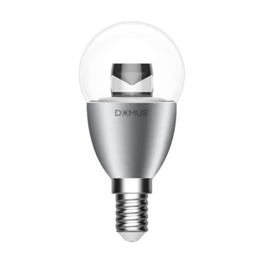 Domus KEY-ROUND - 6W Clear Dimmable LED Globe Base-Domus Lighting-Ozlighting.com.au