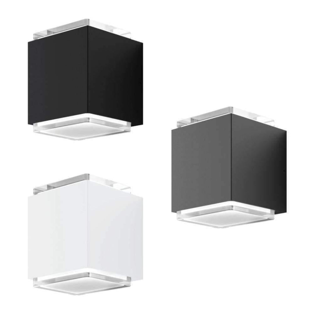 Domus MOJO-20 - 2x10W LED Modern Exterior Up/Down Wall Light IP65-Domus Lighting