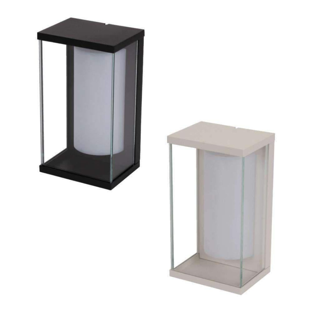 Domus NESTA - 9W LED Dual Colour Switchable Exterior Flush Wall Light IP65-Domus Lighting