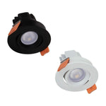 Domus POCKET-3-TILT - 3W LED Single Colour Tiltable Miniature Cabinet Downlight-Domus Lighting-Ozlighting.com.au