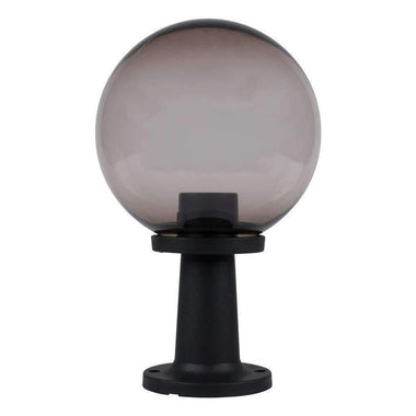 Domus POLYMOUNT - 250mm Polycarbonate Pillar Mount Light Black-Domus Lighting-Ozlighting.com.au