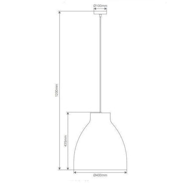 Domus ZOEY-400 - 1 Light Pendant-Domus Lighting-Ozlighting.com.au