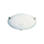 Lummax AC-045-30 - 1xE27 30cm Round Alabaster Oyster Ceiling Light IP20-Lummax-Ozlighting.com.au
