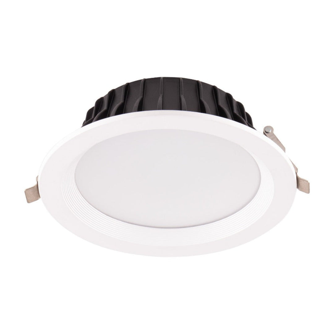 Lummax DL6022 - 22W LED Round Deep Face Commercial Downlight IP20 White-Lummax