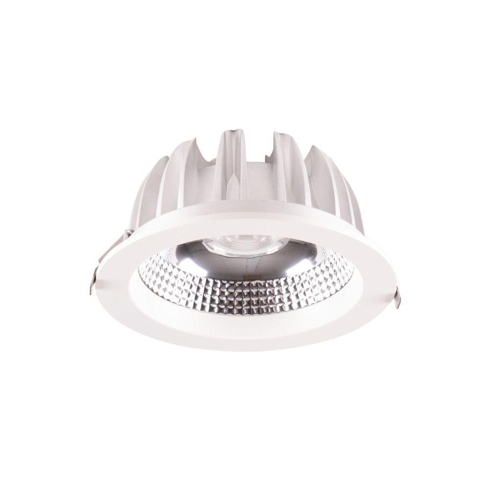 Lummax DL635 - 35W LED Round COB Deep Face Commercial Downlight IP20 White-Lummax-Ozlighting.com.au