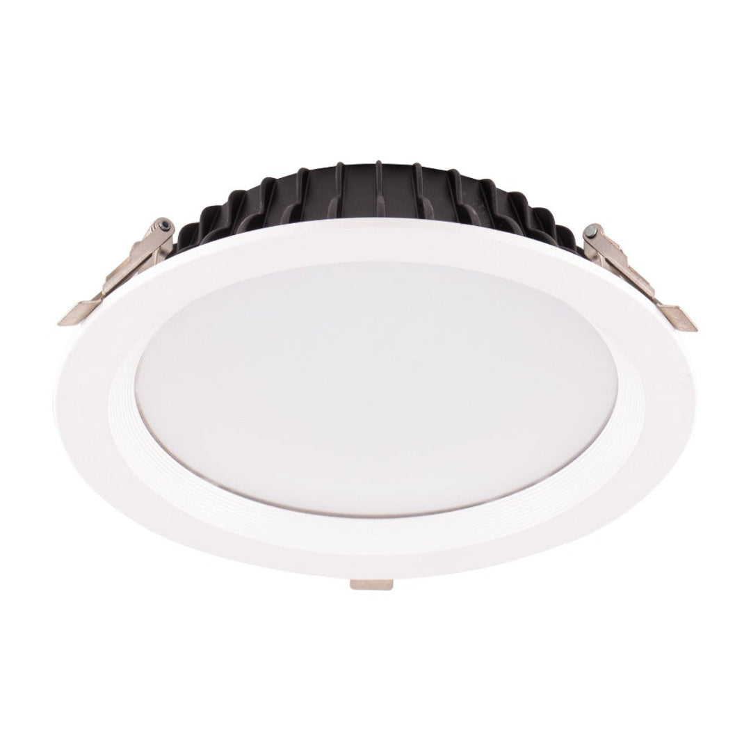 Lummax DL8040 - 40W LED Round Deep Face Commercial Downlight IP20 White-Lummax