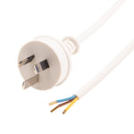Lummax FLEX-AND-PLUG - 2 Wire and 3 Wire Flex & Plug White-Lummax-Ozlighting.com.au