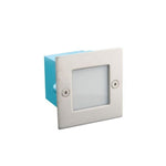 Lummax LED-B04 - Mini Square 0.8W Recessed LED Steplight IP54 4500K - Plain Cover-Lummax-Ozlighting.com.au