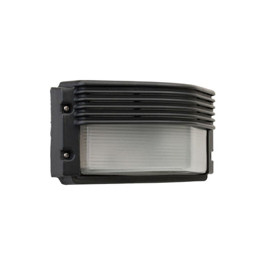 Lummax LM-1803 - Rectangle Exterior Bunker Wall Light With Eyelid Fascia IP44 Black-Lummax-Ozlighting.com.au