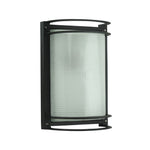 Lummax LM-2004 - Cylindrical Exterior Bunker Ceiling/Wall Light With Plain Open Fascia IP44