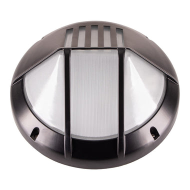 Lummax LM-5003 - Round 284mm Exterior Bunker Wall Light With Eyelid Fascia IP54-Lummax-Ozlighting.com.au