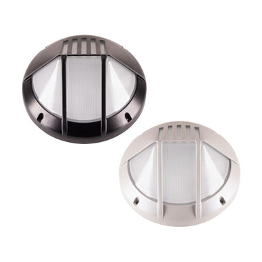 Lummax LM-5003 - Round 284mm Exterior Bunker Wall Light With Eyelid Fascia IP54-Lummax-Ozlighting.com.au